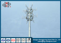 Broadcasting শিল্পের জন্য H25m উচ্চতা Q345 টেলিকমিউনিকেশন মাস্ট টাওয়ার
