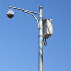 মনিটর সিস্টেম বহুভুজ CCTV ক্যামেরা মেরু 2m - 30mm বেধ