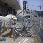 30m ইস্পাত ছদ্মবেশী পাইন বৃক্ষ টেলিকমিউনিকেশন টাওয়ার বহুভুজ galvanized
