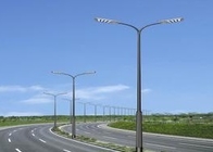বাইরের আলোর জন্য LED ল্যাম্প সহ উচ্চতা 8M বৈদ্যুতিক গ্যালভানাইজড স্ট্রিট লাইটিং পোল